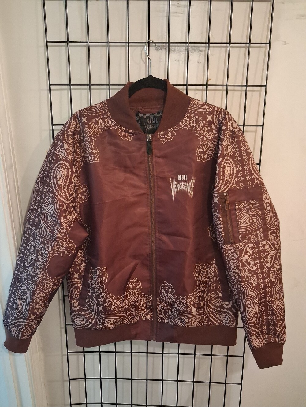 Rebel Vengeance Skull Bomber Jacket